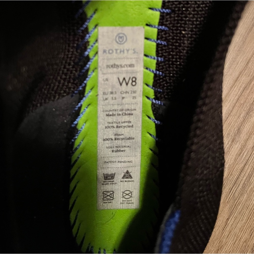 Rothy’s The Point Flats In Black Solid Size 8 - image 2